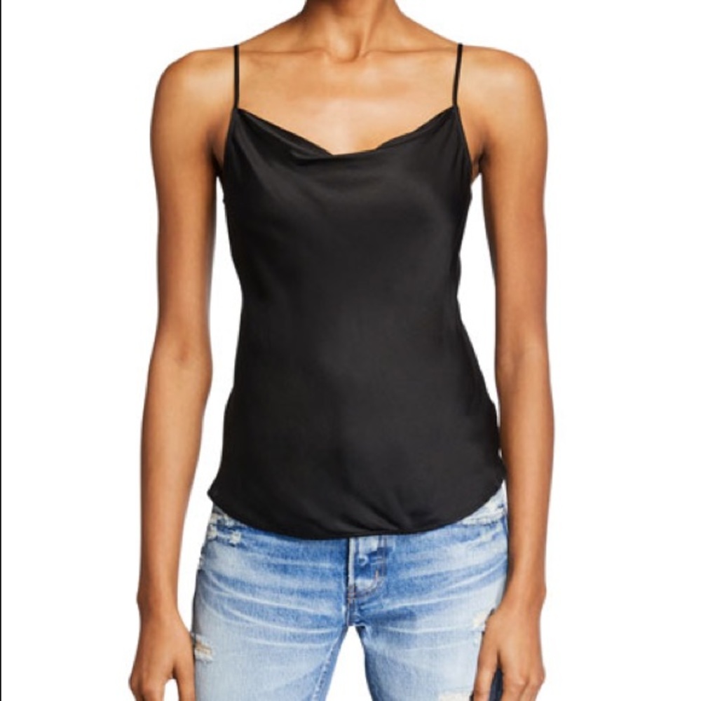 7 For All Mankind Cowl Neck Slip Tank
